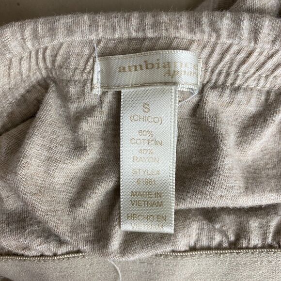 Ambiance Apparel Dress Womens Small (Chico) Beige Strapless Empire Built In Bra - Picture 2 of 9